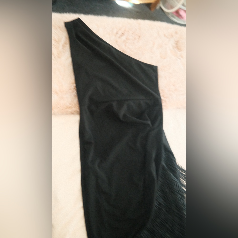 ASOS Black One-Shoulder Dress